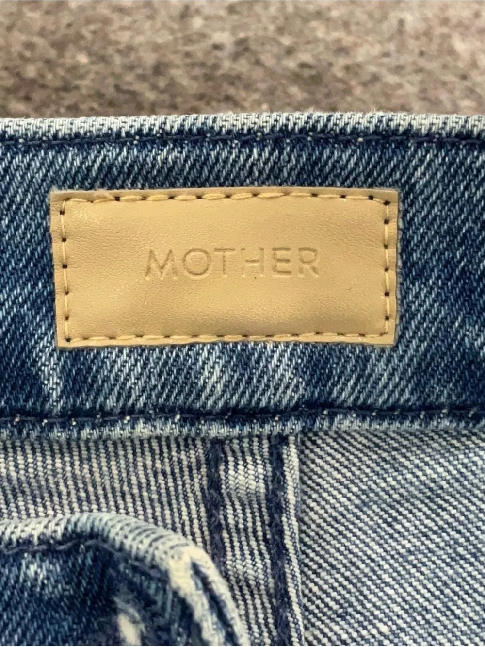 MOTHER Light Blue Wide Leg Flare Jeans - Picture 3 of 4